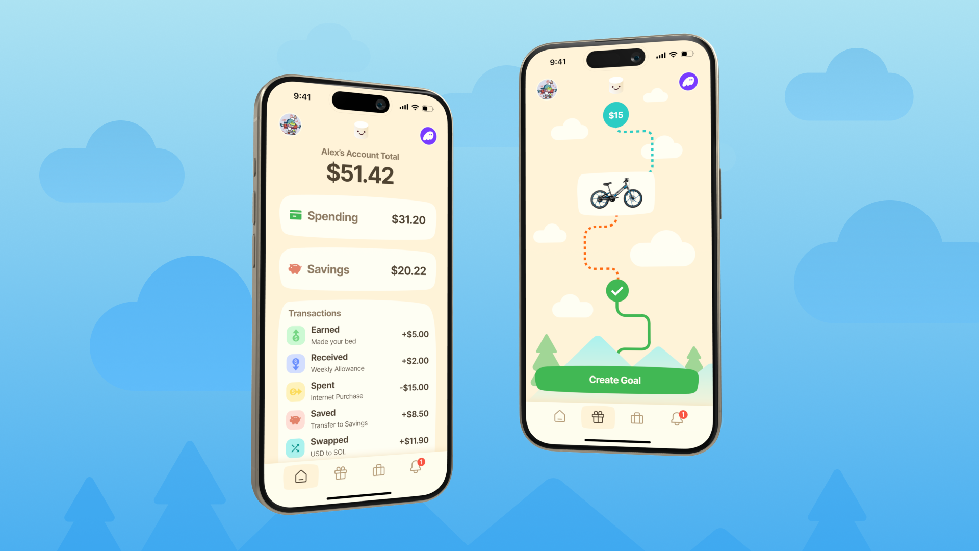 Marshmallow app illustration